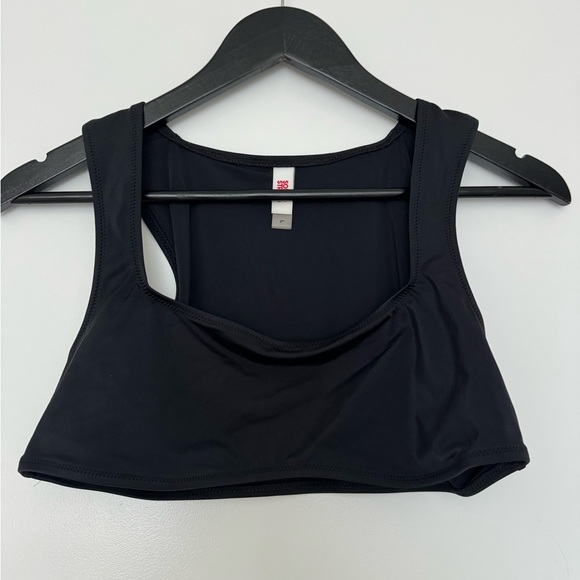 Solid & Striped Black Swim Top - Picture 3 of 3